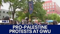 Students hold pro-Palestine demonstration on GW campus