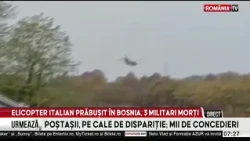 Un elicopter al armatei italiene s-a prăbușit în Bosnia. Sunt cel puțin 15 victime