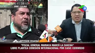 "ATTORNEY GENERAL MARIACA HAS SET THE GROUND RULES" LIBRE PROPOSES AN INTERNATIONAL COMMISSION FO...