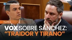 Abascal justifica que se califique a Sánchez como "traidor y tirano"