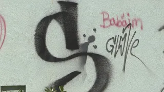 Street art alkotások a Városi Edzőterem falain