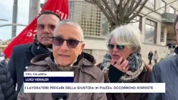 I LAVORATORI PRECARI DELLA GIUSTIZIA IN PIAZZA: OCCORRONO RISPOSTE