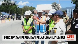 Mendagri Tito Pantau Perbaikan Pelabuhan Maumere Pascagempa