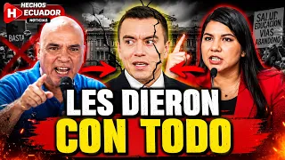 ¡LES DIERON CON TODO! Arturo Escala y Emily Vera DESMASCARAN a Daniel Noboa