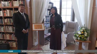 Könyvadománnyal érkezett az indiai nagykövet - 2026.09.29.