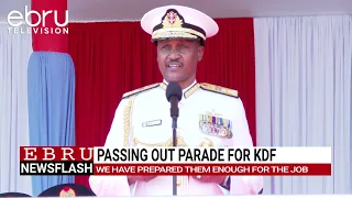 Kahariri Urges KDF Graduates to Remain Committed to Serving and Protecting Kenyans.#ebrunews