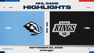 NHL Pre-Season Highlights | Mammoth vs. Kings - September 22, 2026