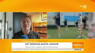Edmond Thaçi , redaktor i sportit në Radio Kosova - Mirëmëngjesi Kosovë 27.09.2026