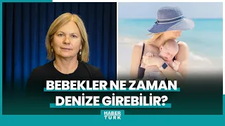 When can babies start going into the sea?