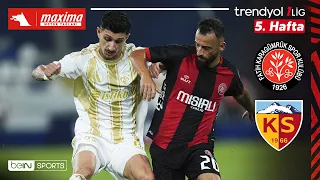 Fatih Karagümrük - Kayserispor | Week 5 Match HIGHLIGHTS | Trendyol 1. Lig - 2026/27