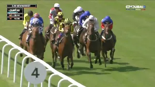 Valedictory 🏇⁨بشعار غودلفين✅ يفوز بالشوط الثالث✨ ضمن منافسات مهرجان The July Cup at Newmarket