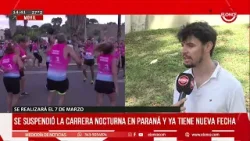 Se suspendió la carrera nocturna en Paraná y ya tiene nueva fecha - Elonce