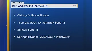 Officials warn of another potential measles exposure at Union Station