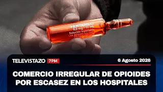 Televistazo 7PM🔴 Morphine shortage in Ecuador fuels illegal medicine sales | August 6, 2026