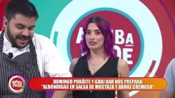 Almorzamos con los chicos de "El Congreso" unas ricas albondigas en salsa de mostaza y arroz cremoso