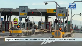 Voghera, Via Lamarmora underpass closed for construction: overnight closures also on the A7 Milan...