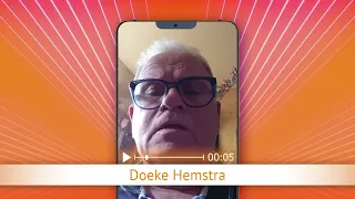 TV Oranje app video message - Doeke Hemstra