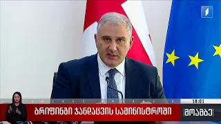 ბრიფინგი ჯანდაცვის სამინისტროში