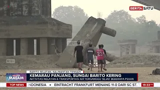 Sungai Barito di Kalimantan Tengah Mengering akibat Kemarau Panjang #beritasatu