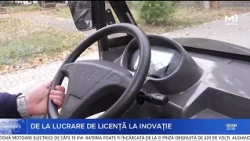 The first electric car, created in the Republic of Moldova by UTM students, has been modernized