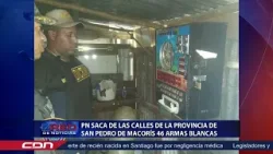 PN saca de las calles de la provincia de San Pedro de Macorís 46 armas blancas