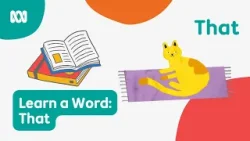 How To Spell And Write 'That' | Learn A Word | ABC Kids