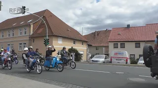 AfD Simson Motorcycle Ride Quedlinburg / Westerhausen