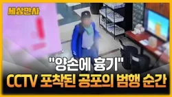 "양손에 흉기 들고 공격"…CCTV 포착된 공포의 범행 순간 [세상만사] #인천 #흉기난동사건 #cctv