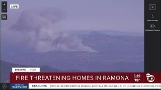 Retired fire captain talks to ABC 10News about fire in Ramona