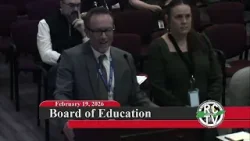 Board of Education - February 19, 2026