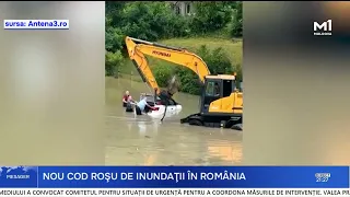 Heavy rains cause havoc in Romania. Red flood alert in Prahova and Dâmbovița