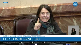 SENATOR CARMEN ÁLVAREZ RIVERO - SESSION 07/26/16