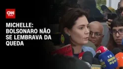 Bolsonaro não se lembrava da queda, diz Michelle sobre acidente na PF | CNN 360° Bolsonaro não se lembrava da queda, diz Michelle sobre acidente na PF | CNN 360°