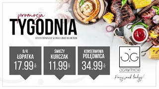 Weekly Promotion from July 28 to August 3, 2026, at Jerzy Gawrycki's stores