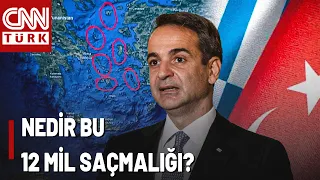 Miçotakis "12 Mil Hakkımız Saklı" Dedi! Peki Nedir Bu "12 Mil" Saçmalığı?