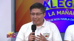 Visita de Caballeros del Santo Entierro Tegucigalpa a nuestra revista Alegre la Mañana