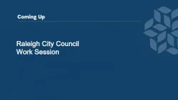 Raleigh City Council Work Session - January 13, 2026