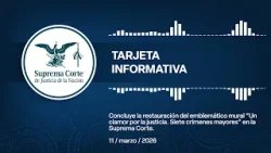 Tarjeta informativa 11 de marzo de 2026