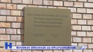 Emléket állítottak az elhurcoltaknak – ZTV Híradó 2026-07-10