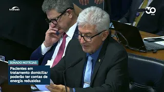 Comissão aprova desconto na conta de luz para famílias com pacientes em tratamento domiciliar