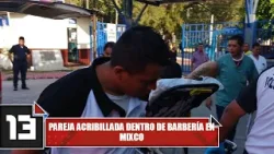 Pareja acribillada dentro de barbería en Mixco