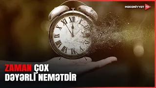 Xoşbəxtlik uğura, uğur isə zamanı dəyərləndirməyə bağlıdır