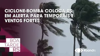 Bomb cyclone puts Rio Grande do Sul on alert for storms and high winds