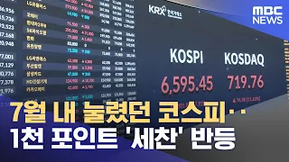 KOSPI Bounces Back Fiercely by 1,000 Points After Month-Long Slump (08/01/2026/News25/MBC)