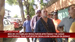 80 casas destruidas tras supuestos desalojos en Bonao