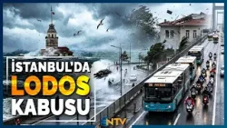 İstanbul'da Lodos Kabusu! Çatılar Uçtu, Dalgalar Kıyıları Aştı | NTV