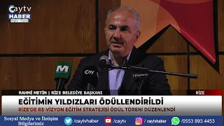 Successful Students and Educators Awarded Under the Re-VISION Education Strategy in Rize