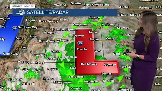 Cloudy skies, lingering showers overnight in Denver; more rain Thursday