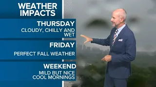 Chill, wind, rain into Thursday