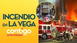 DESOLADOR PANORAMA: Así quedó La Vega tras voraz incendio - Contigo en la Mañana
